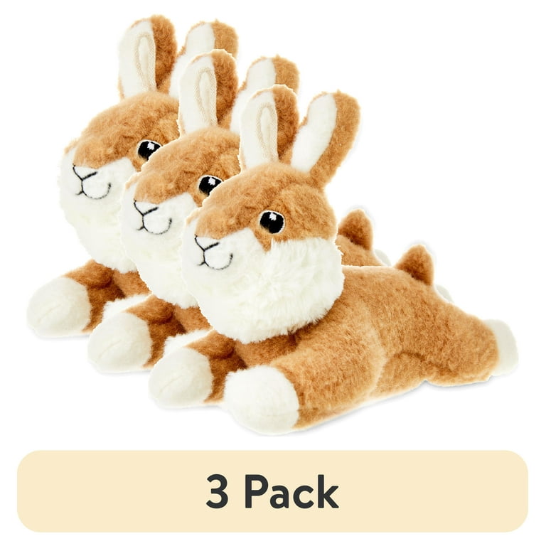 3 pack) Vibrant Life 8.25 inch GRS Certified Squeaky Plush Dog Toy