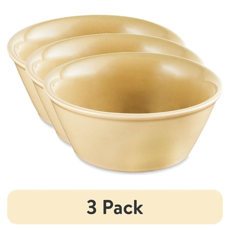 (3 pack) Vibrant Life Basic Ceramic Dog Bowl, x-Small