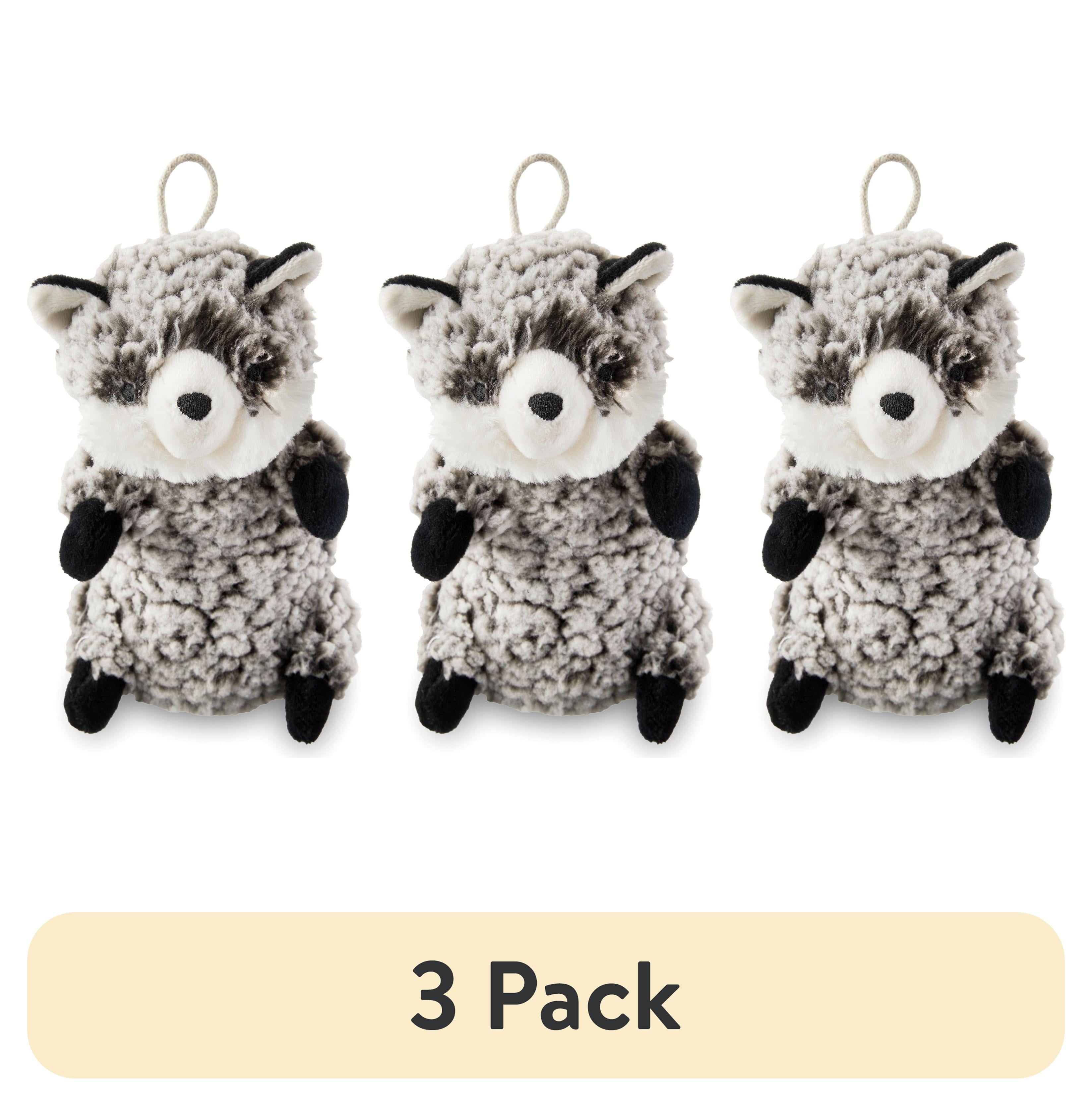 3 pack) Vibrant Life Cozy Buddy Forest Critter Dog Toy, Chew Level