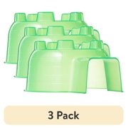 (3 pack) Vibrant Life Green Plastic Small Animal Hideaway