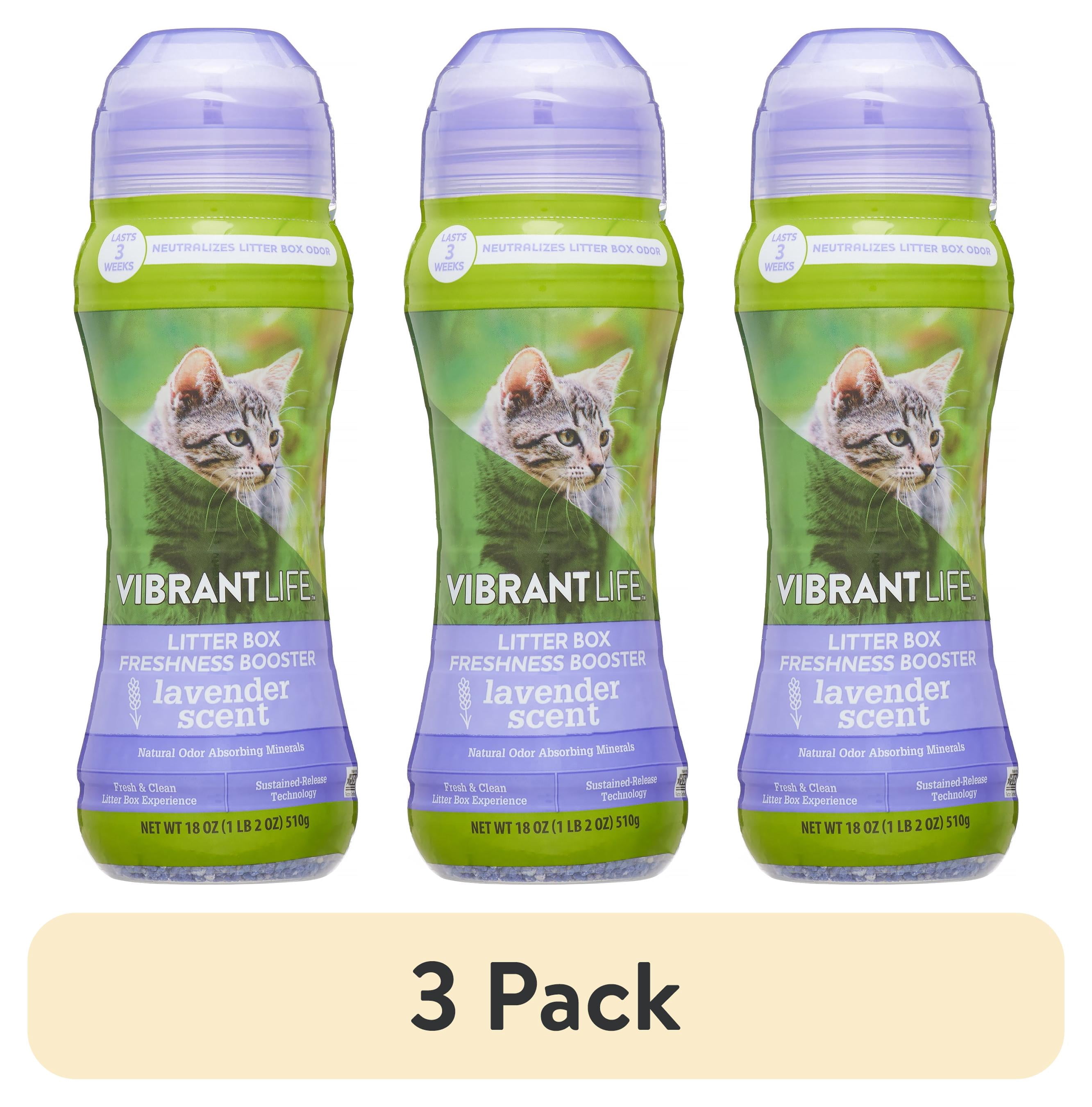 vibrant life cat litter box freshness booster Lavender 18 oz with Odor Neutralizer life Litter Vibrant Life Litter Box Freshness