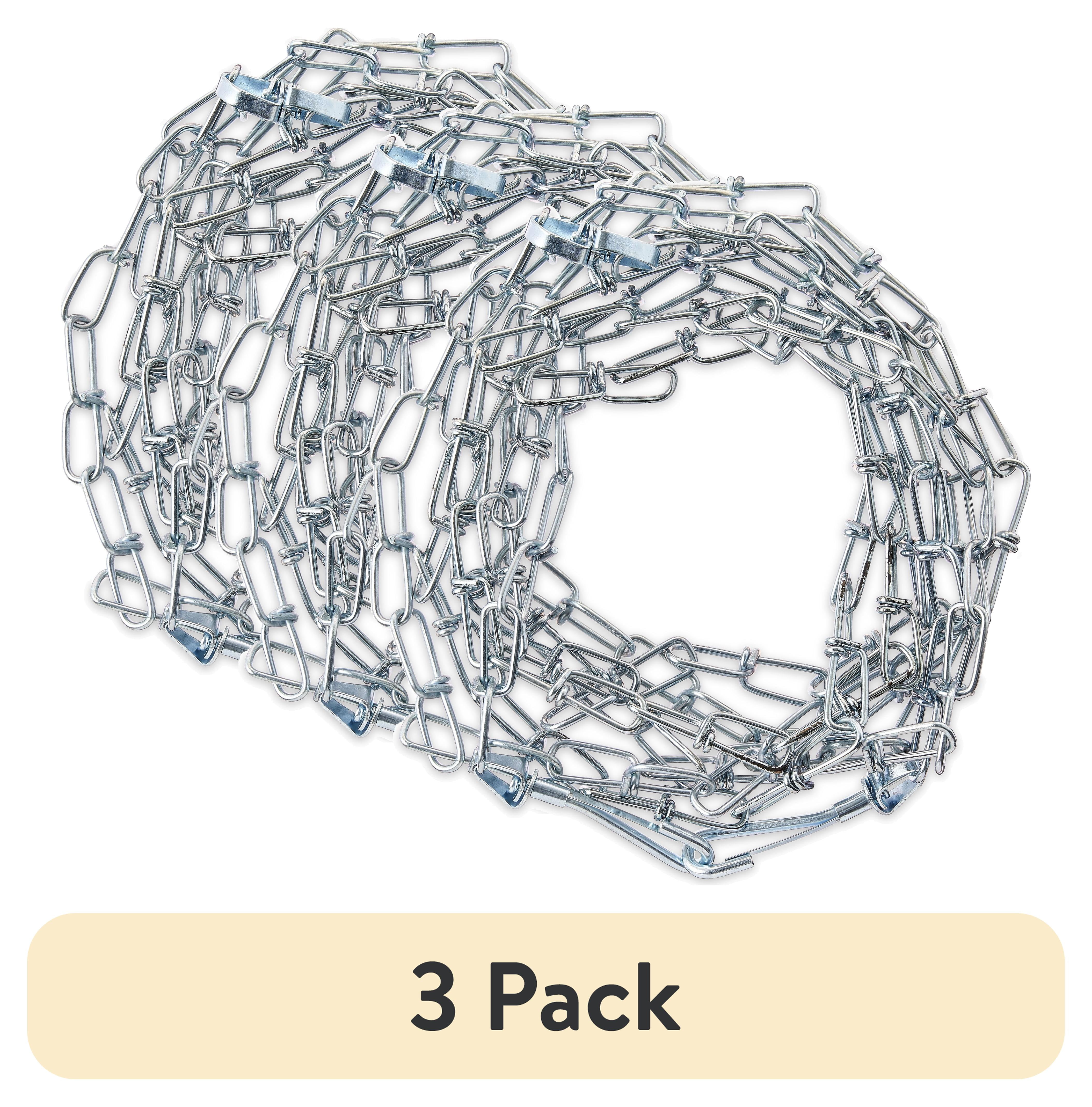 (3 pack) Vibrant Life Twisted Chain Tie-Out for Dogs, Extra Large, 15 ft