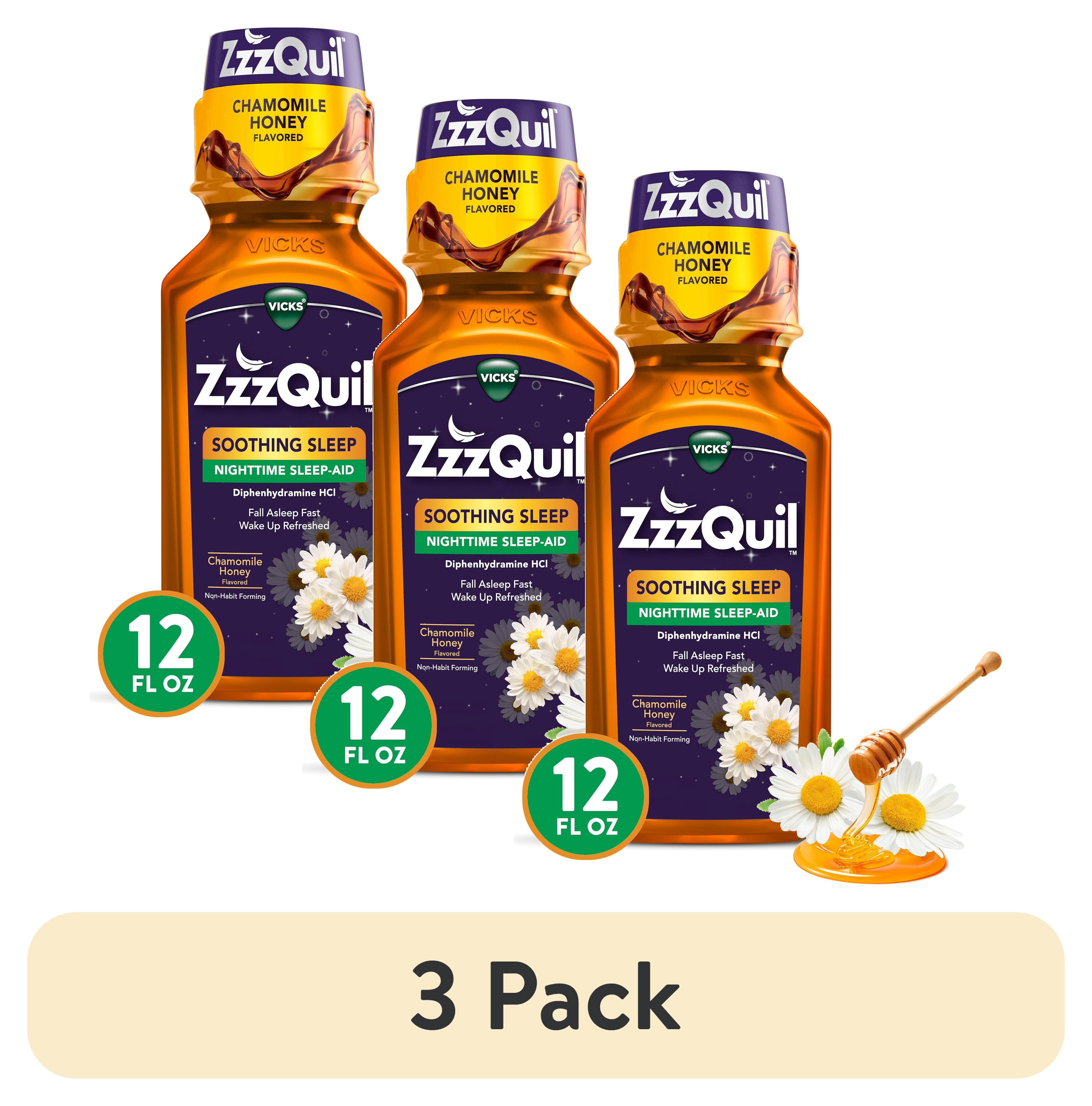 Vicks ZzzQuil Nighttime Sleep-Aid LiquiCaps, 12 Ct (4 pack
