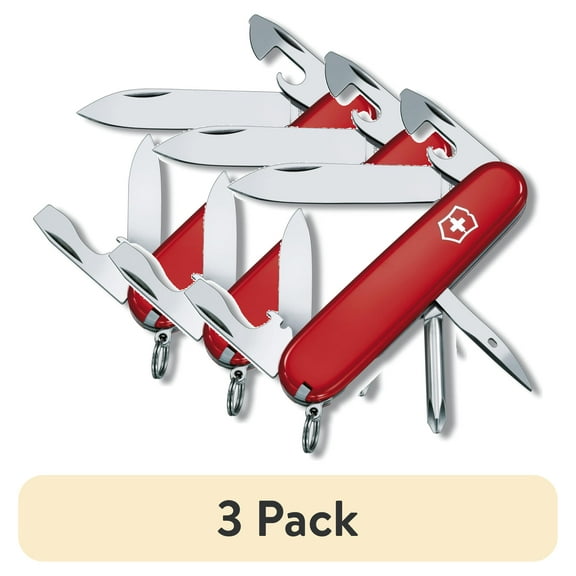 (3 pack) Victorinox Red Tinker Swiss Army Knife Box