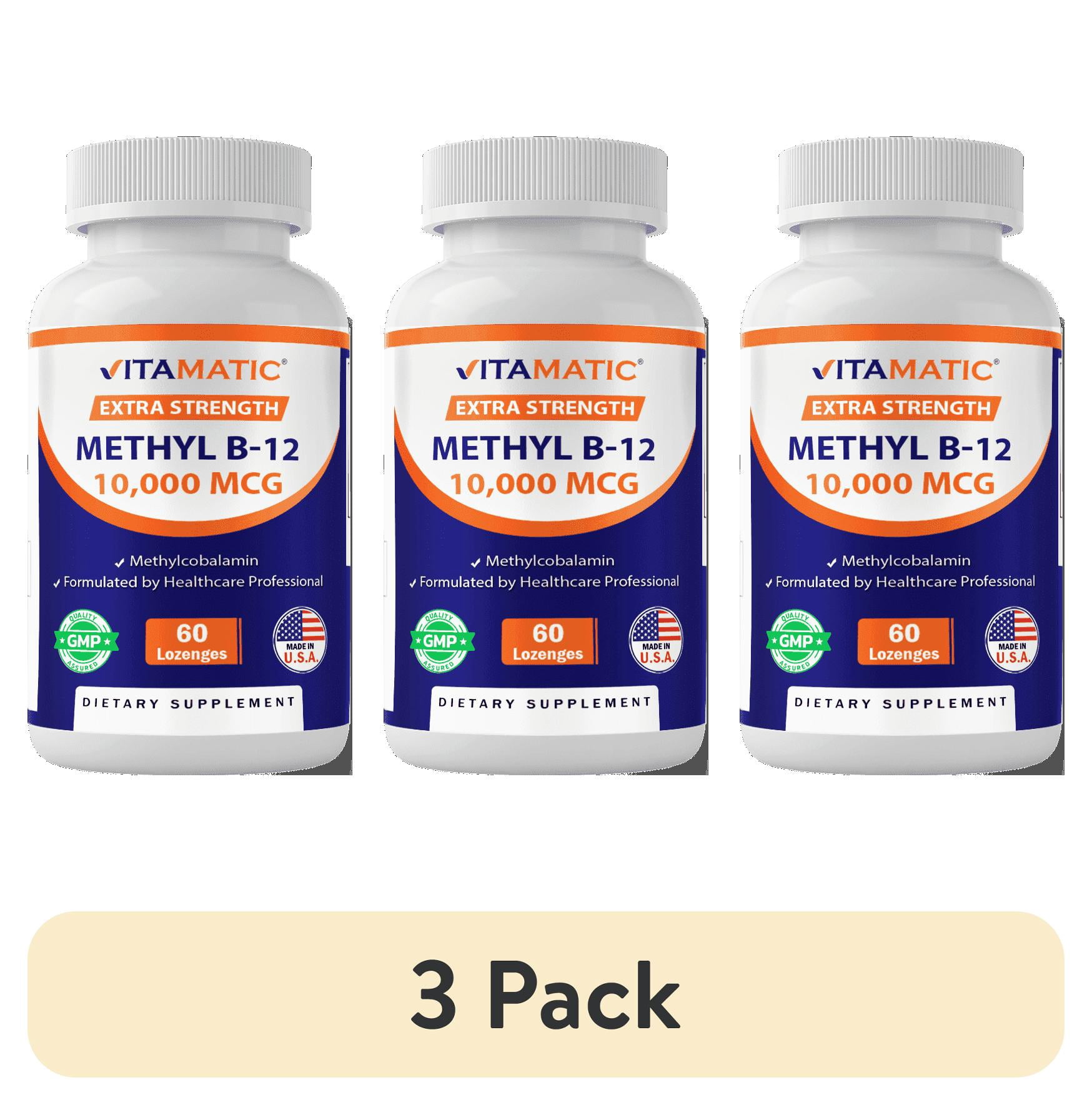 methylcobalamin b12 injection 10000 mcg (3 pack) Vitamatic Methyl (Methylcobalamin) 10,000 60 Lozenges Strength:10mg Panthenol bpc 157 dosage calculator