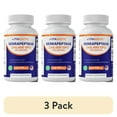 thumbnail image 1 of (3 pack) Vitamatic Serrapeptase 240,000 SPU Servings, 120 Delayed Released Capsules - Enteric Coated - Non-GMO & Gluten Free - Made in The USA (120 Count (Pack of 1)), 1 of 11
