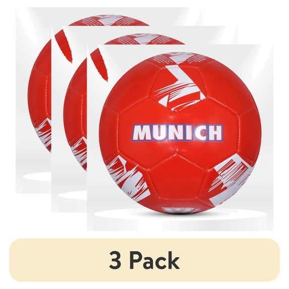 (3 pack) Vizari Club Soccer Ball for Youth & Adults | Sizes Mini, 3, 4, 5 | Perfect for Training & Matches - MUNICH, 5