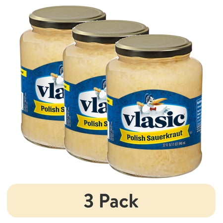 (3 pack) Vlasic Polish Sauerkraut, 32 fl. oz.