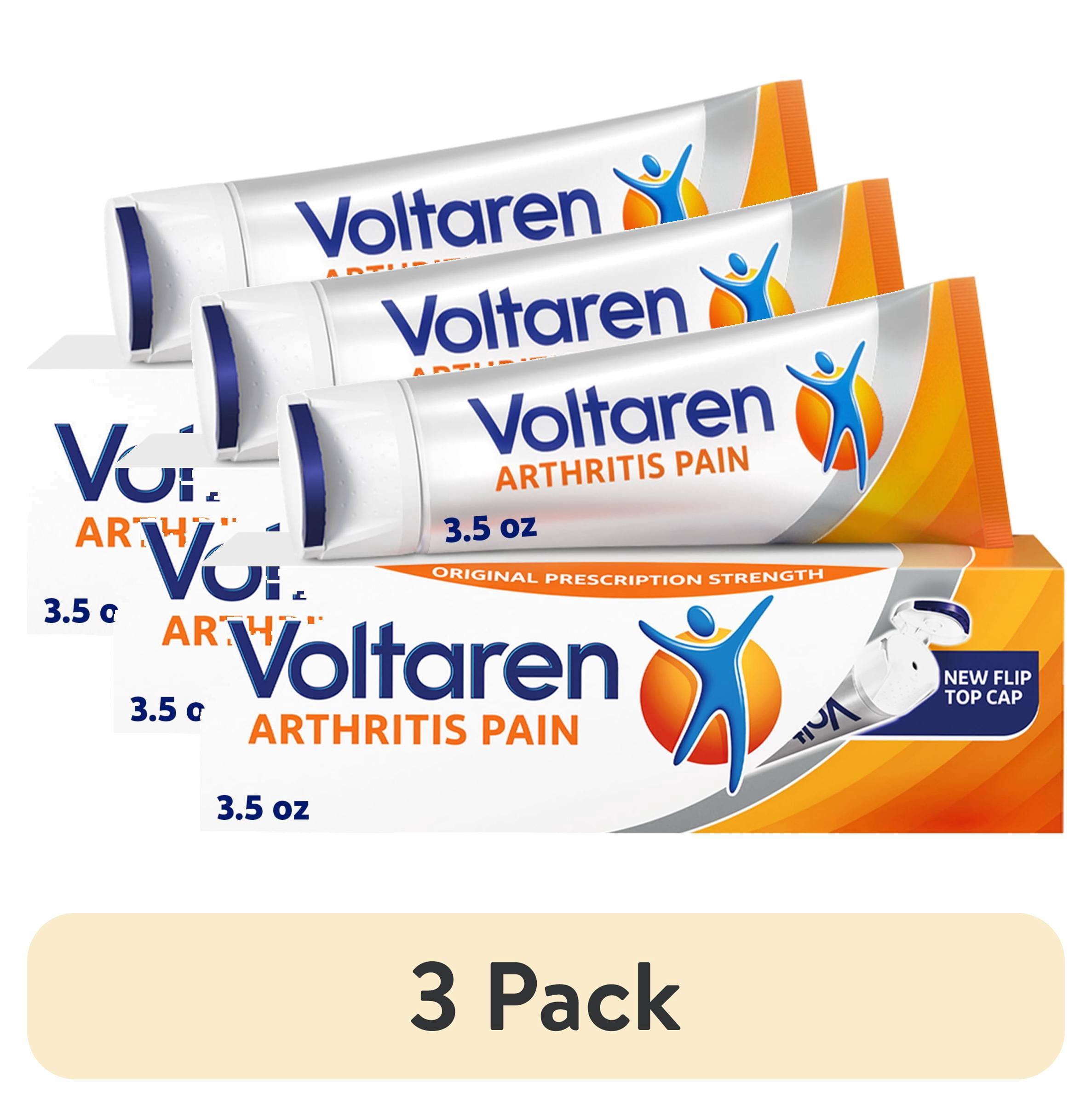 (3 pack) Voltaren Arthritis Pain Gel – Diclofenac Sodium Topical Gel, 1% (Nsaid) – 100 G