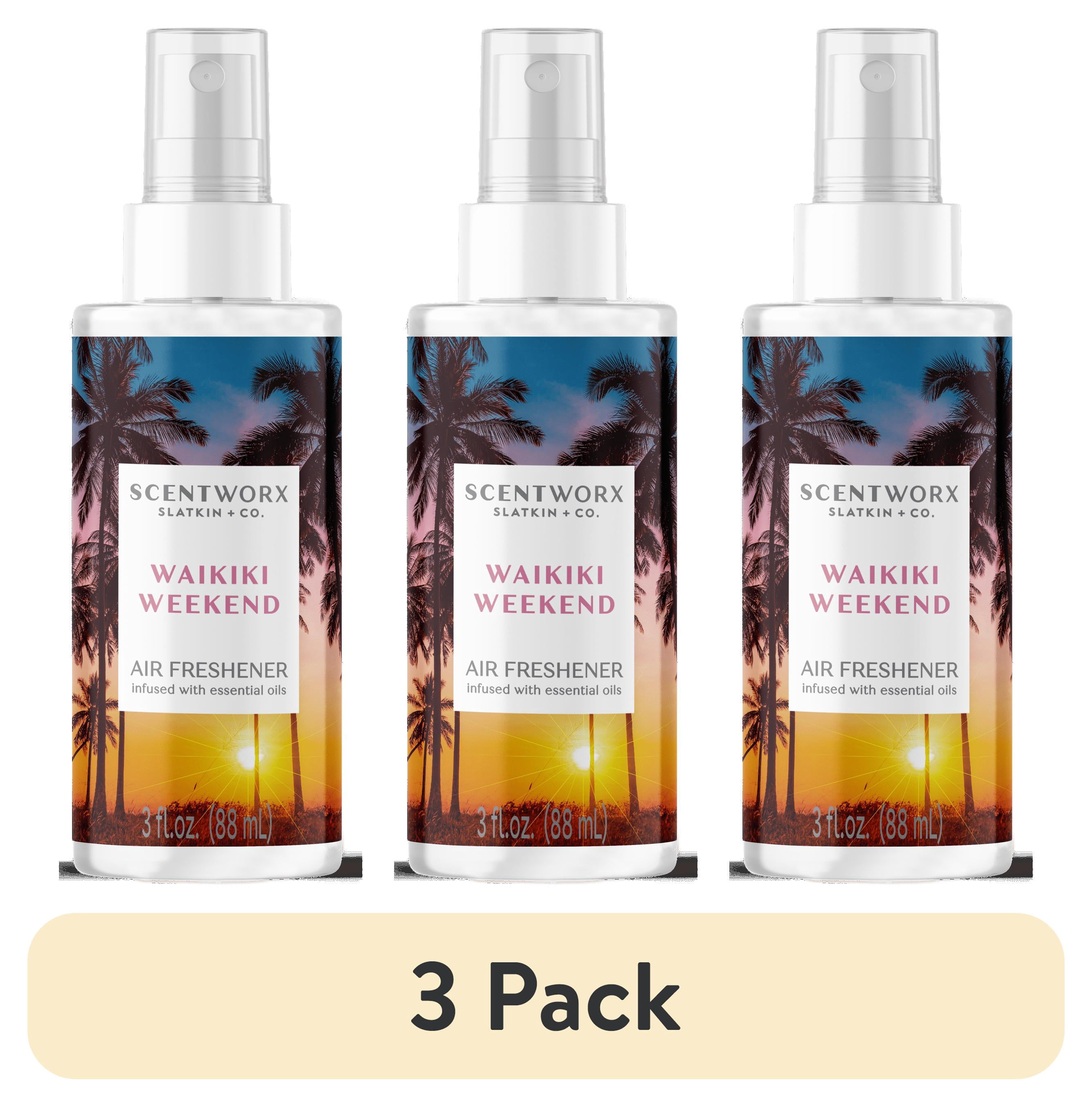 (3 pack) Waikiki Weekend Auto Air Freshener Spray