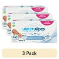 thumbnail image 1 of (3 pack) WaterWipes Sensitive Newborn & Baby Wipes, 3-In-1 Cleans, Cares, Protects, 99.9% Water, Unscented & Hypoallergenic, 9 Packs (540 Wipes), 1 of 12