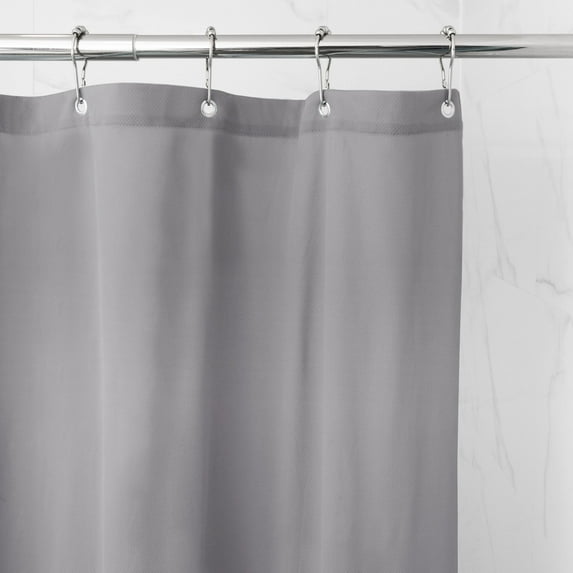 (3 pack) Waterproof Ultimate Shield Gray Fabric Shower Curtain Liner, 70" x 72" - Better Homes & Gardens
