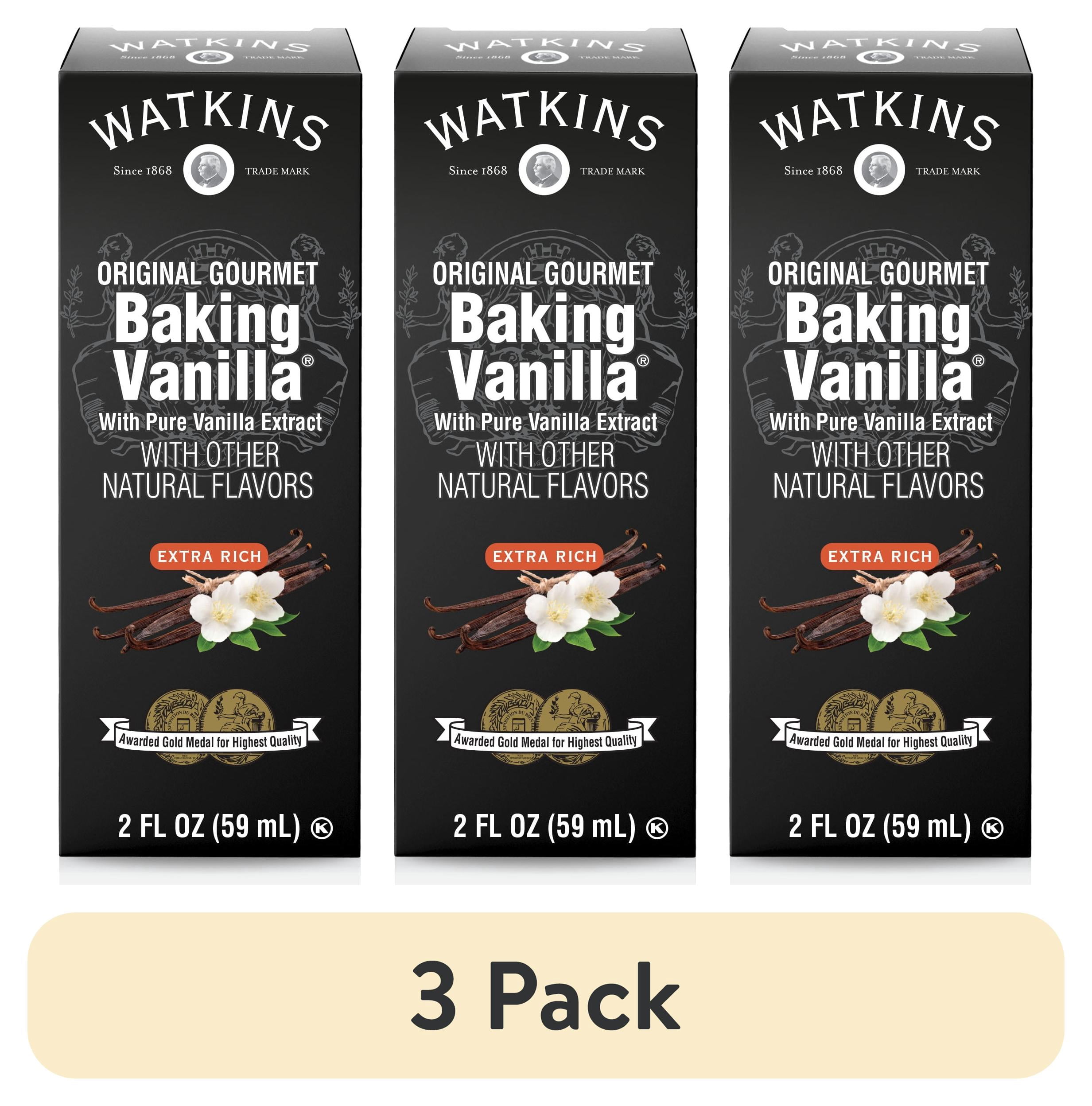 4 pack) Watkins All Natural Original Gourmet Baking Vanilla