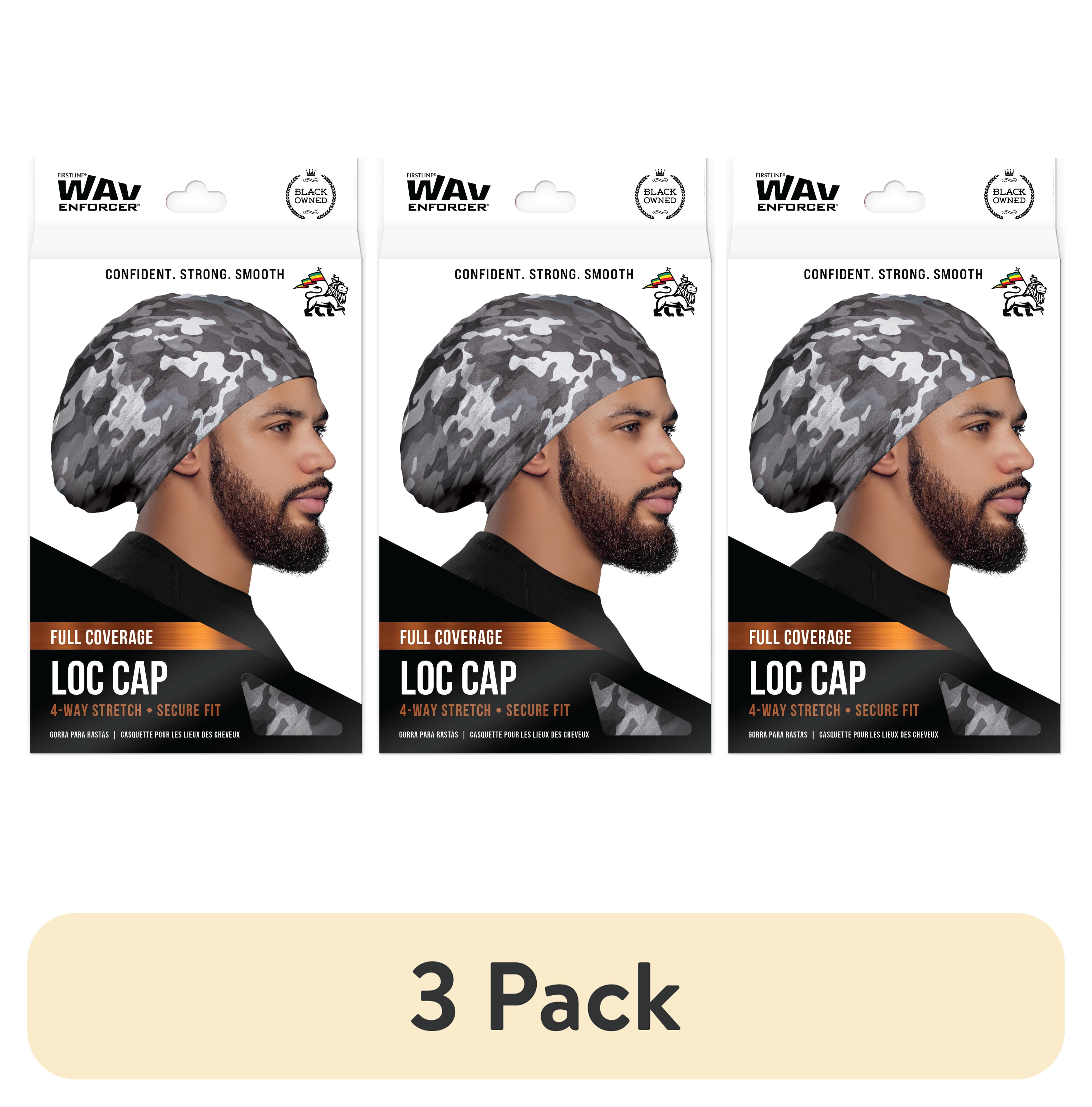 (3 pack) WavEnforcer Loc Cap, Camo Gray