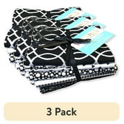 (3 pack) Waverly Inspirations 100% Cotton 18 in x 21 in Fat Quarter Onyx Fabric Bundle, 5 Pieces