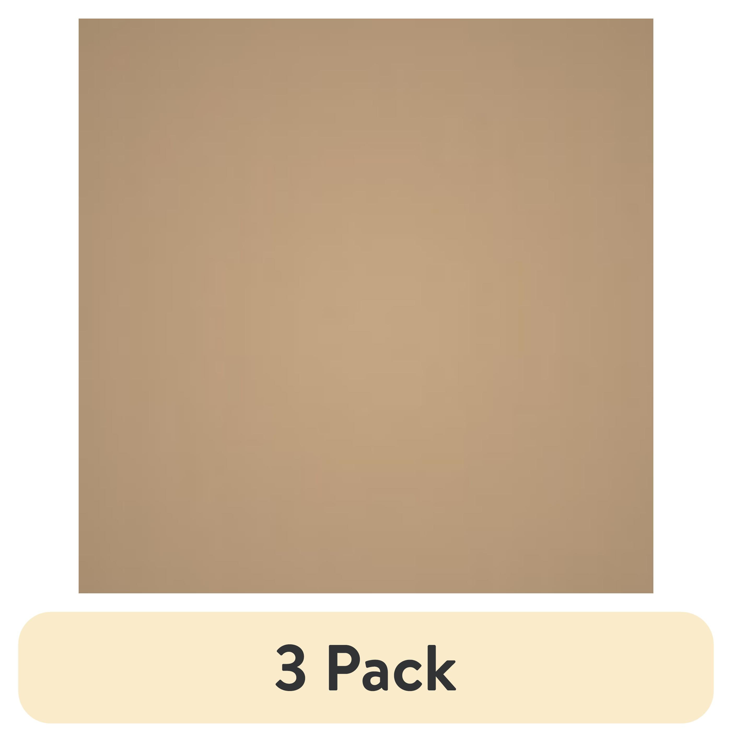 (3 pack) Waverly Inspirations 1 Yard Cut 100% Cotton Solid Fabric, Tan, 44" Wide for Quilting & Sewing