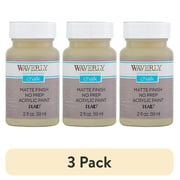 Waverly Inspirations Chalk Paint, Ultra Matte, White, 2 fl oz