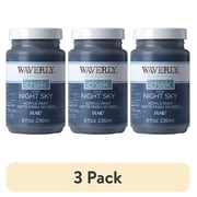 3 pack Waverly Inspirations Chalk Paint, Ultra Matte, Night Sky, 8 fl oz