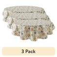 thumbnail image 1 of (3 pack) Way To Celebrate Harvest Botanical Pumpkin Patch Peva Tablecloth, Fall Décor 70" Round - Beige, 1 of 7