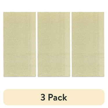(3 pack) Gold Glitter Treats Bags, 3.5" x 2.3" x 7", 8 Pieces, by Way To Celebrate