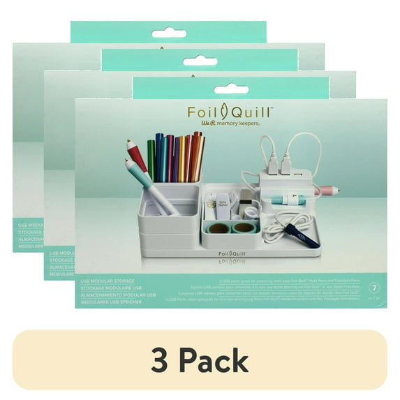 (3 pack) We R Memory Foil Quill USB Modular Storage