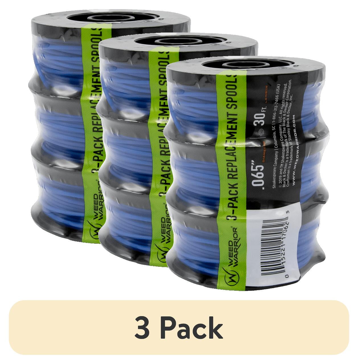 RICAMBI PER DECESPUGLIATORE a corda linea bobina confezione da 3