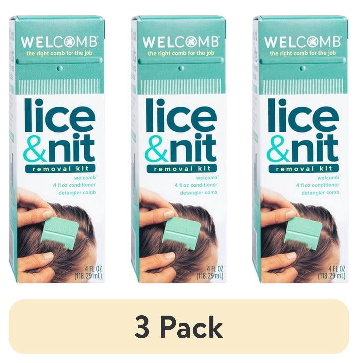 (3 pack) WelComb Lice & Nit Removal Kit