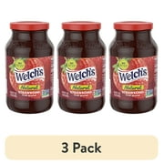 (3 pack) Welch's Natural Strawberry Spread, 17 oz Jar
