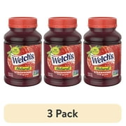 (3 pack) Welch's Natural Strawberry Spread, 27 oz Jar