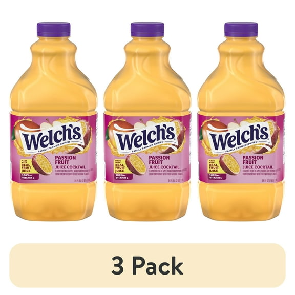 Welch's Passion Fruit Juice Cocktail, 64 fl oz Bottle