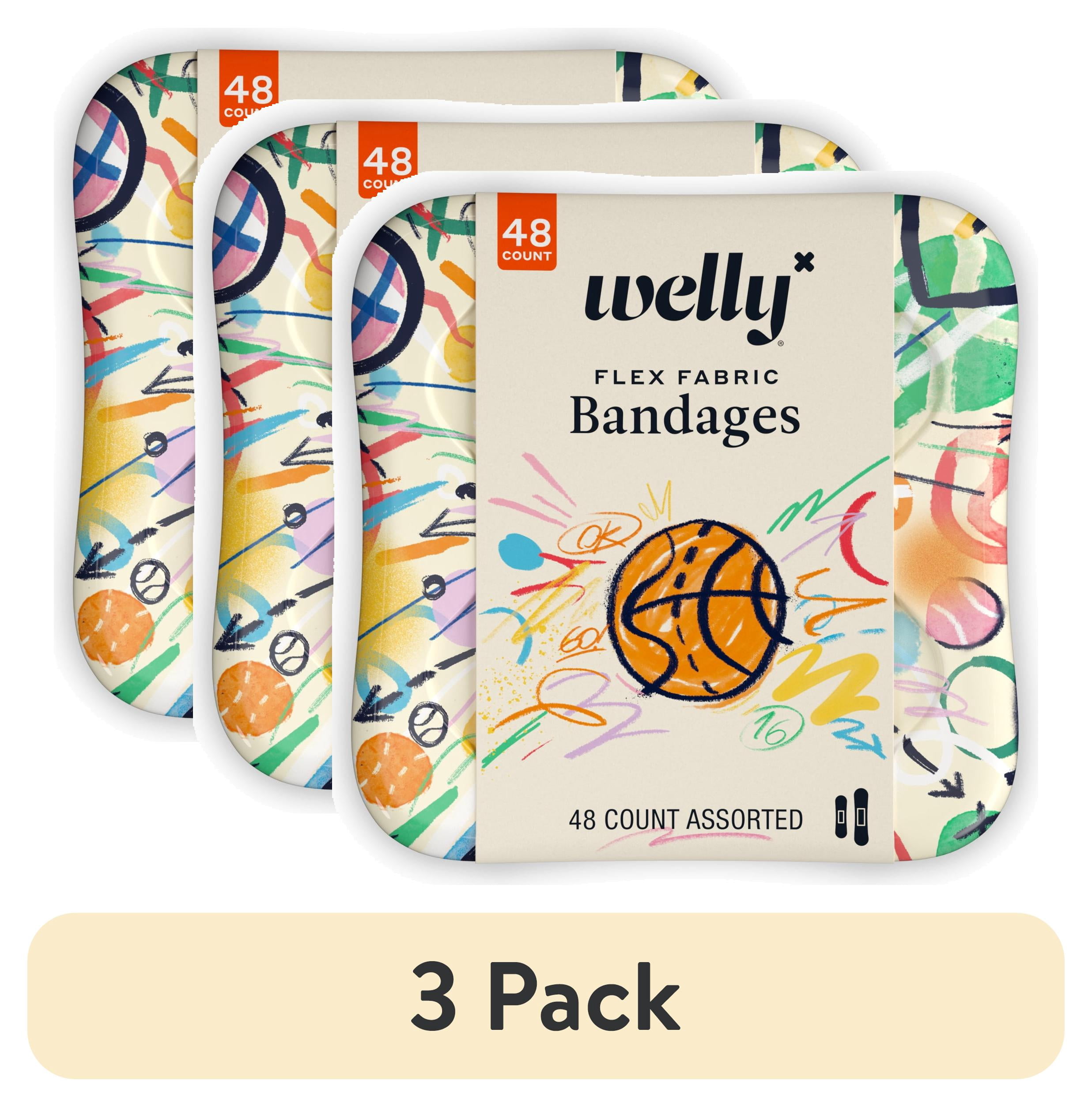 (3 pack) Welly Sport Mode Flex Fabric Bandages 48ct