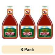 (3 pack) Western Original Sweet and Smooth French Salad Dressing, 36 fl oz