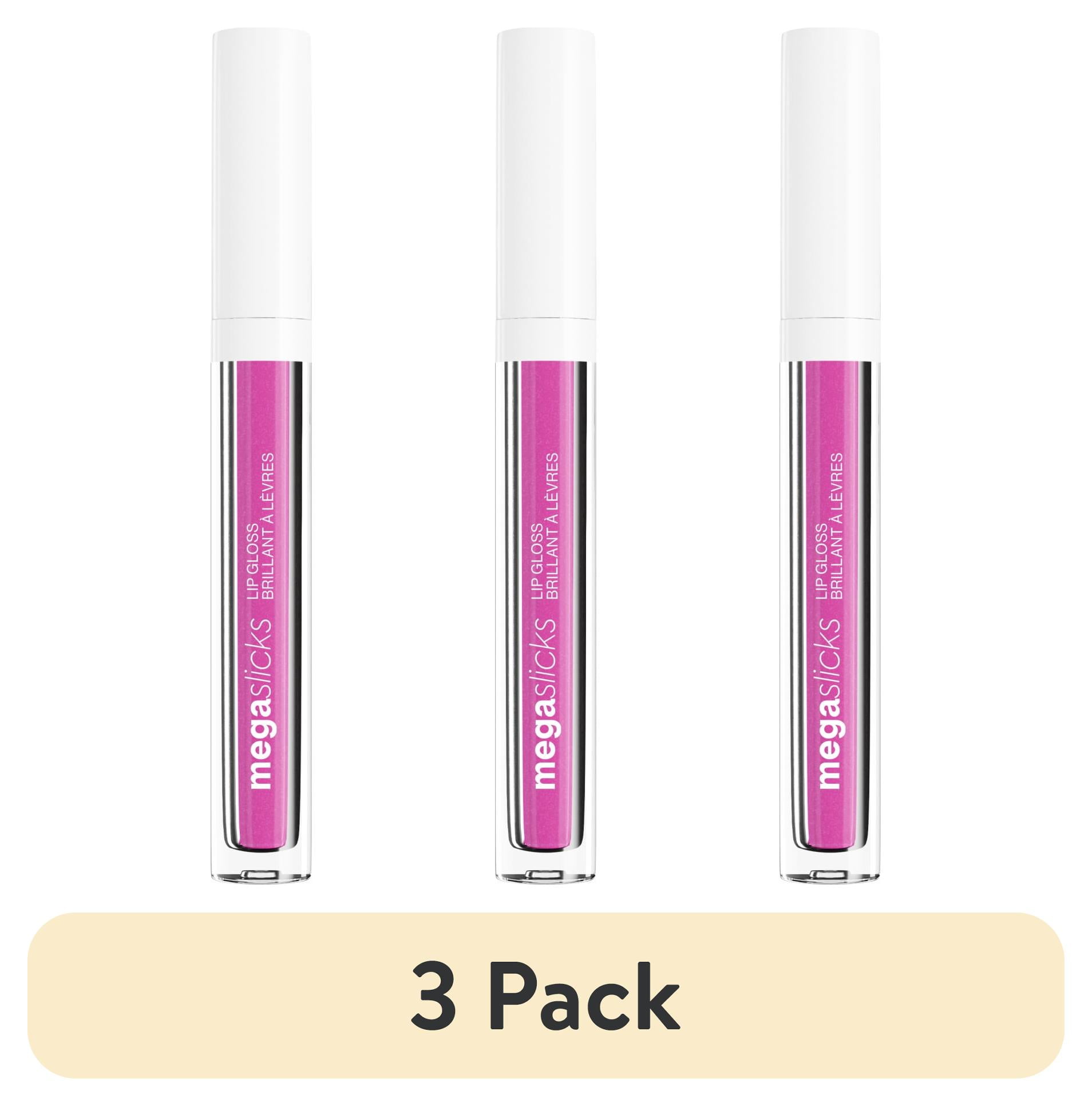 3 pack) Wet n Wild Mega Slicks Lip Gloss - Berried Treasure