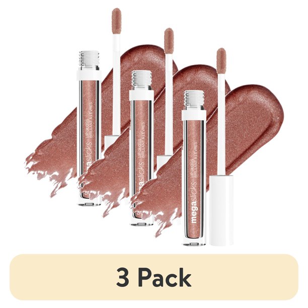 3 pack) Wet n Wild MegaSlicks Lip Gloss in Call Me Boss - Walmart