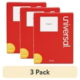 thumbnail image 1 of (3 pack) Universal UNV80108 3.33 in. x 4 in. Inkjet/Laser Printers Labels - White (600/Box), 1 of 3