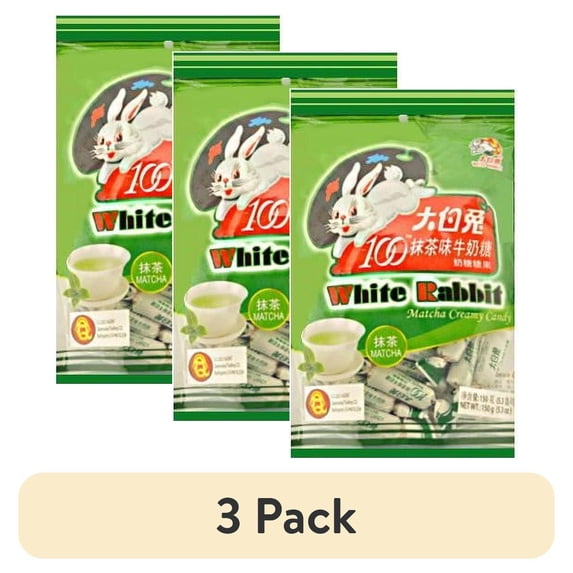 White Rabbit (3 pack) White Rabbit Matcha Creamy Candy, 150 Gm — product image