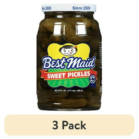 (3 pack) Whole Sweet Pickles 24oz