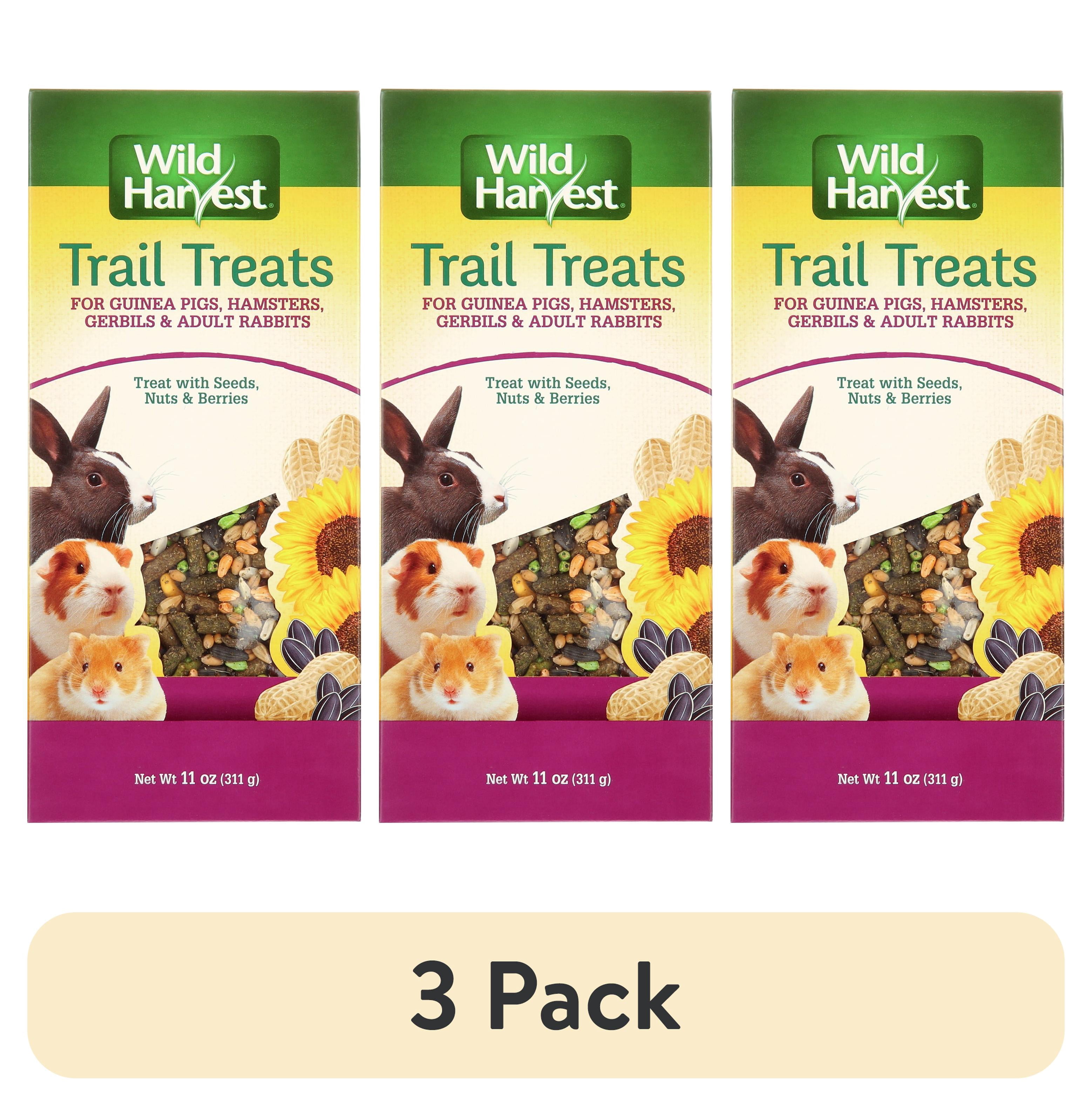 (3 pack) Wild Harvest Trail Treats for Guinea Pigs, Hamsters, Gerbils &Adult Rabbits