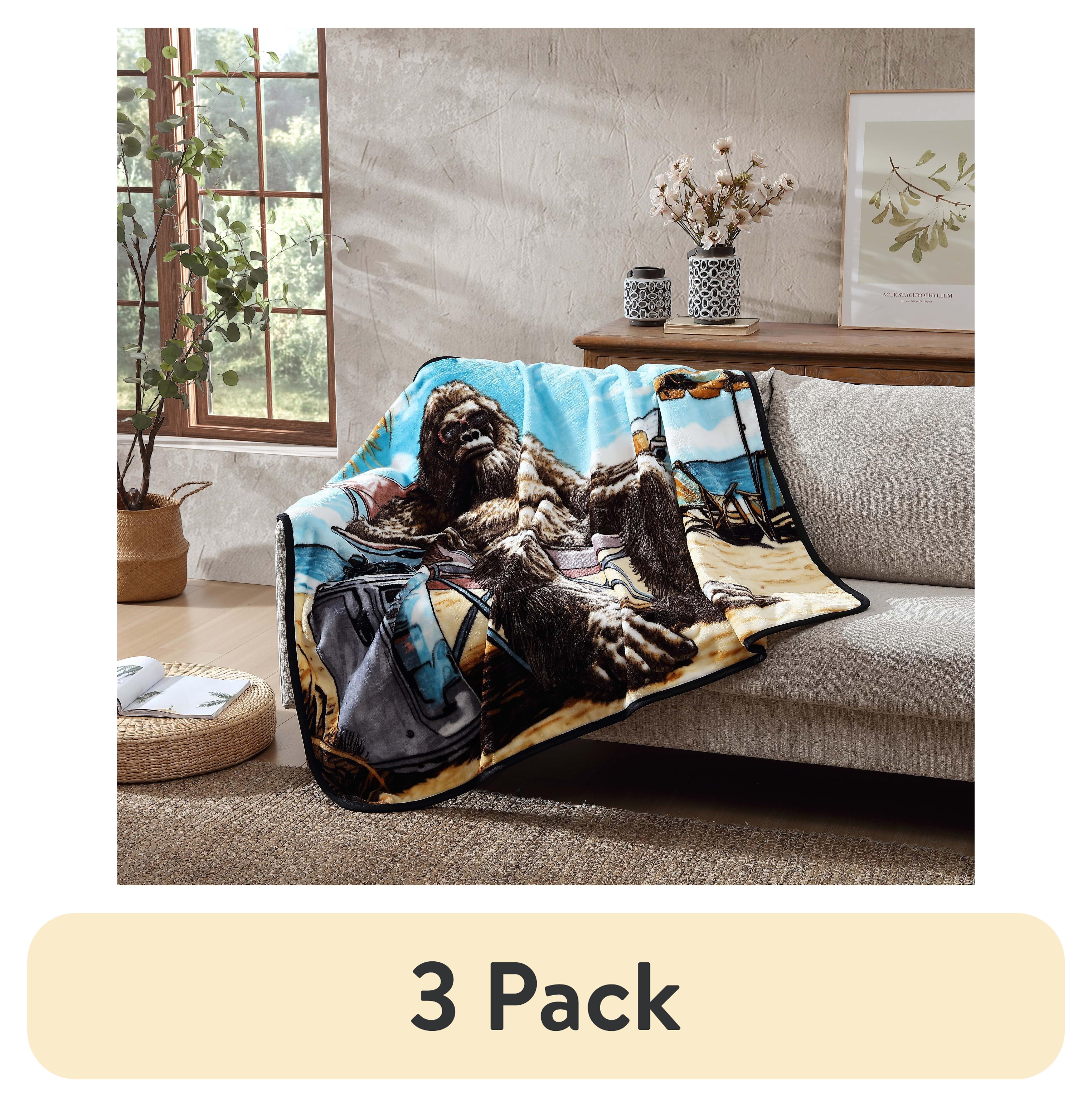 (3 pack) Wilderness Sasquash Throw