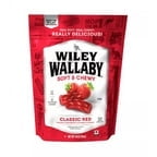 (3 pack) Wiley Wallaby Red Liquorice, Red, 24 Oz