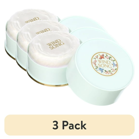 (3 pack) Wind Song Extraordinary Perfumed Body Powder, 4 oz