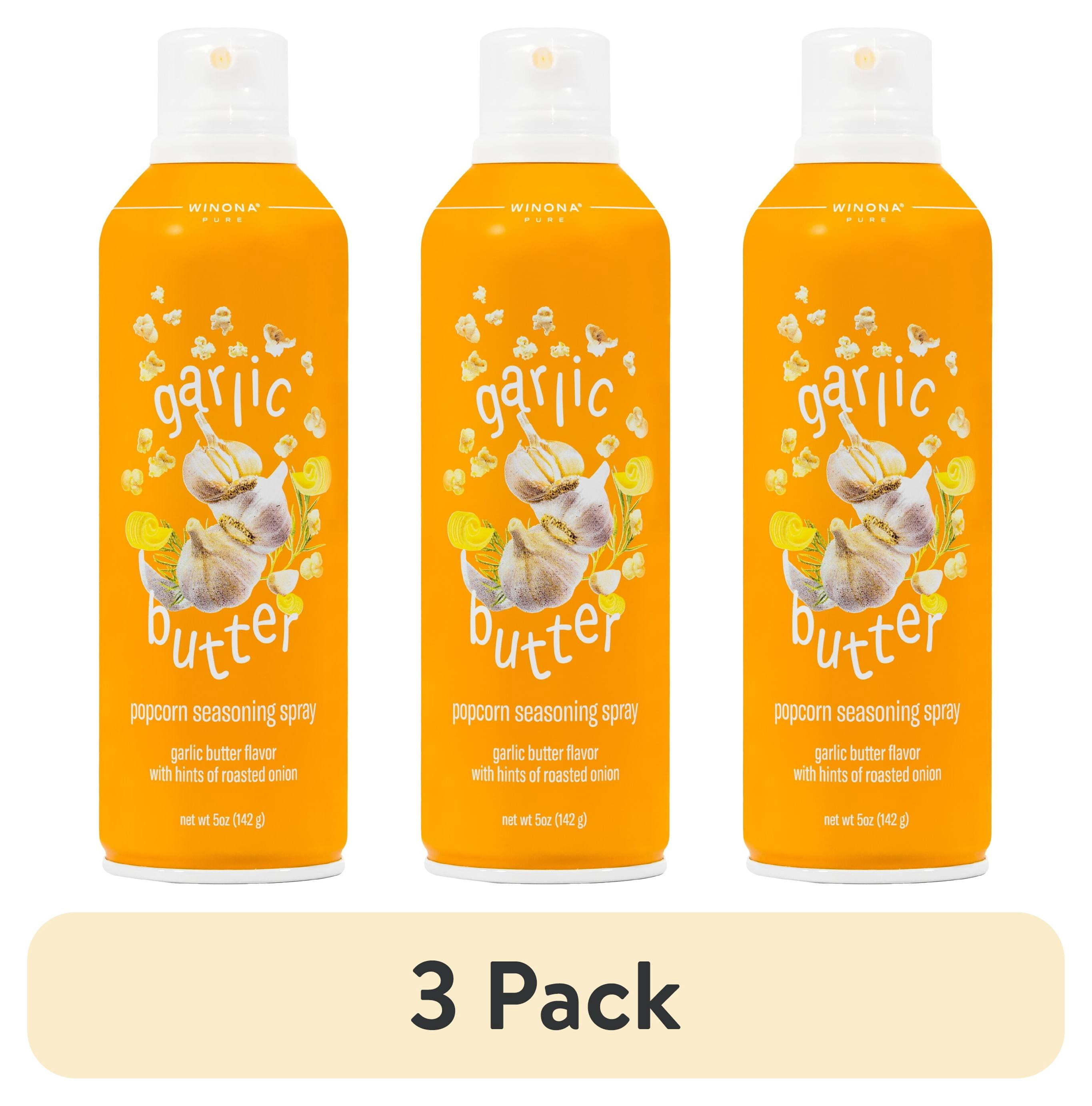 (3 pack) Winona Pure Popcorn Spray - Garlic Butter 5oz