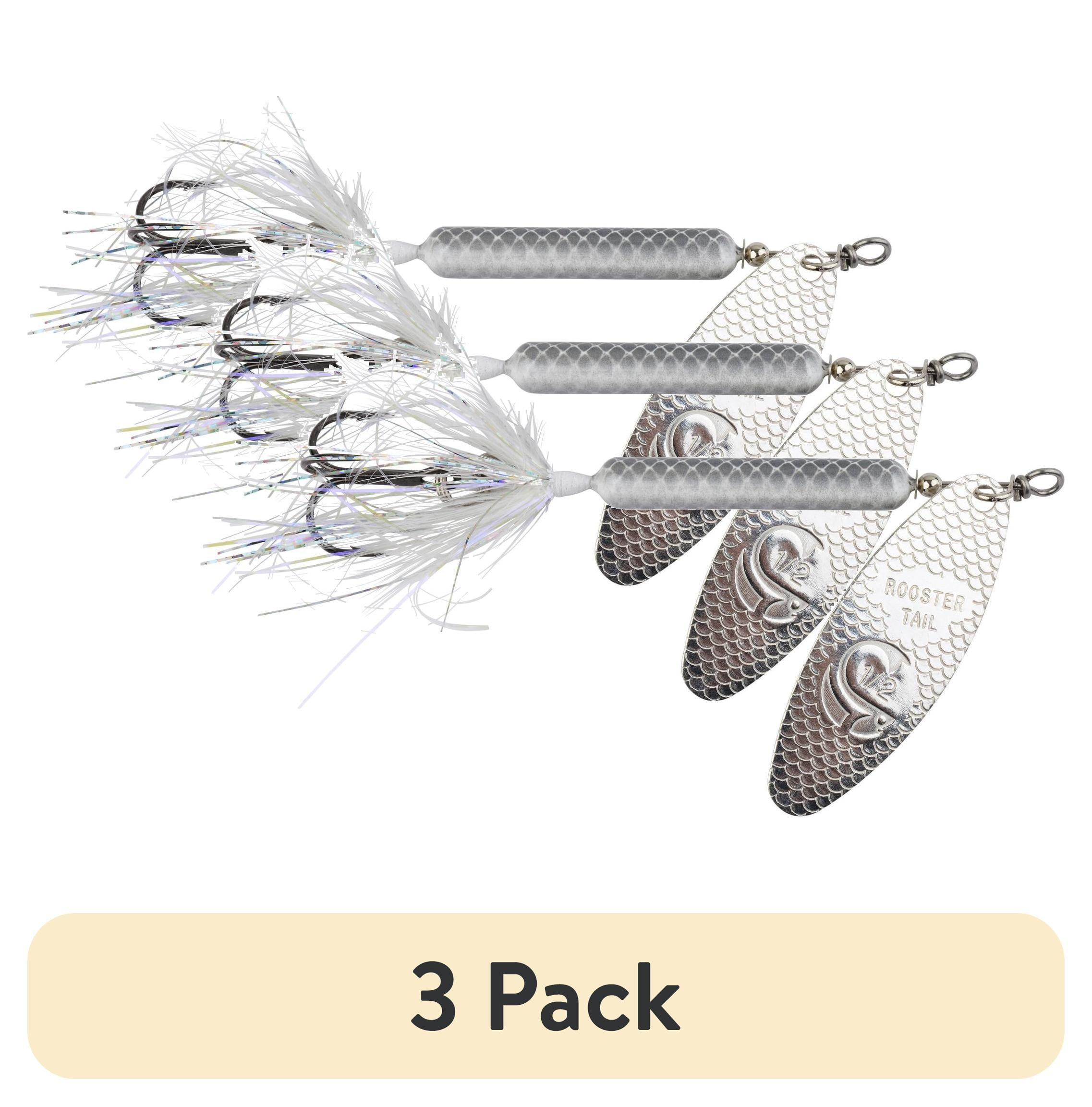 (3 pack) Wordens 216JT-WH Joe Thomas Pro Series Rooster Tail 1/2oz White
