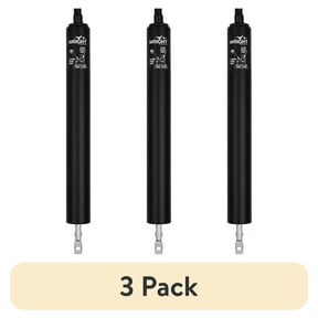(3 pack) Wright Products Standard Duty Steel Pneumatic Screen Door Closer, Black Finish