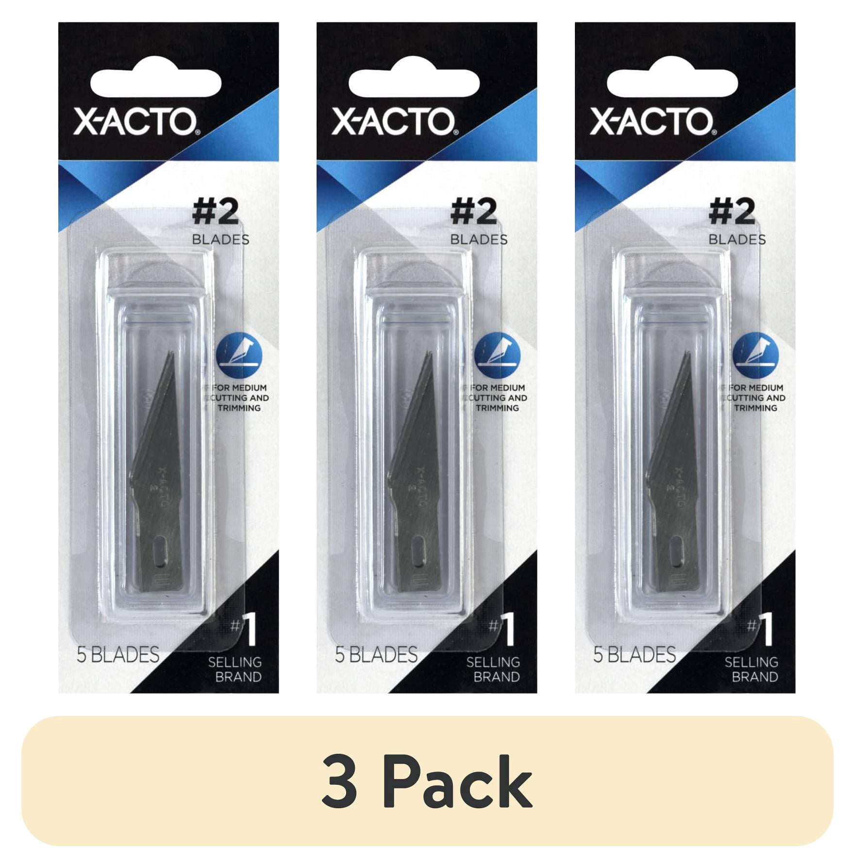 (3 pack) X-Acto No.2 Replacement Blades, 5 Count