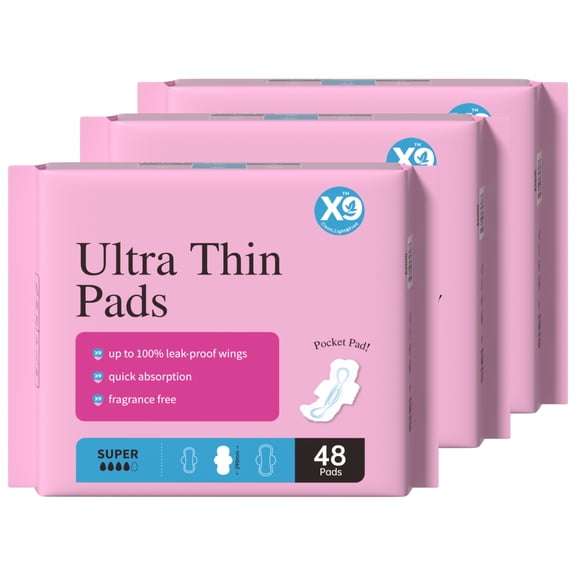 (3 pack) X9 Ultra Thin Pads