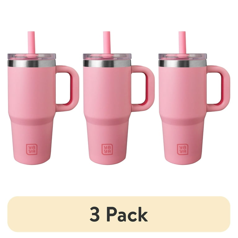 3 pack) YAYA My First Travel Tumbler for Toddlers 3+ with Reusable