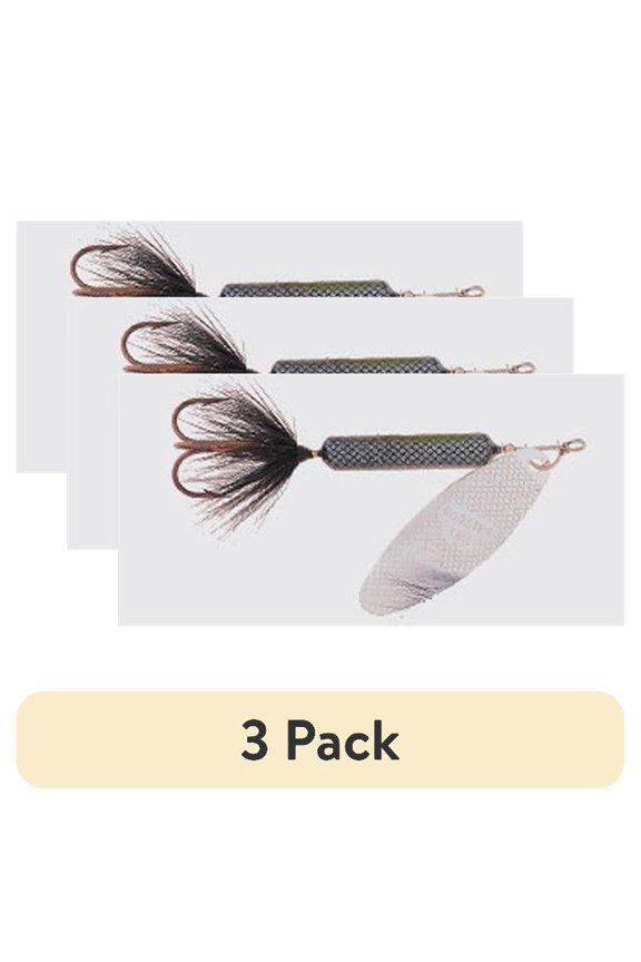 (3 pack) Yakima Bait Original Rooster Tail, Inline Spinnerbait Fishing Lure, 1/4 oz
