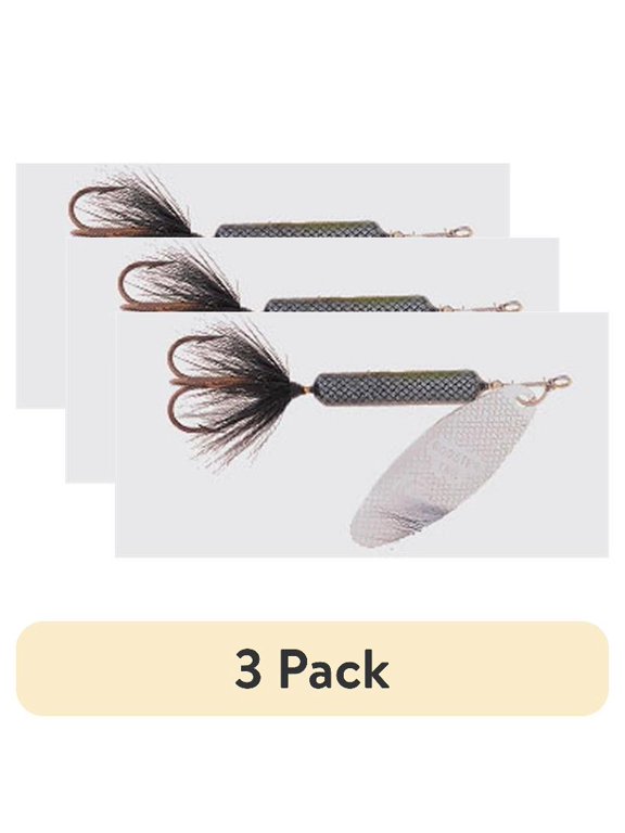 (3 pack) Yakima Bait Original Rooster Tail, Inline Spinnerbait Fishing Lure, 1/4 oz