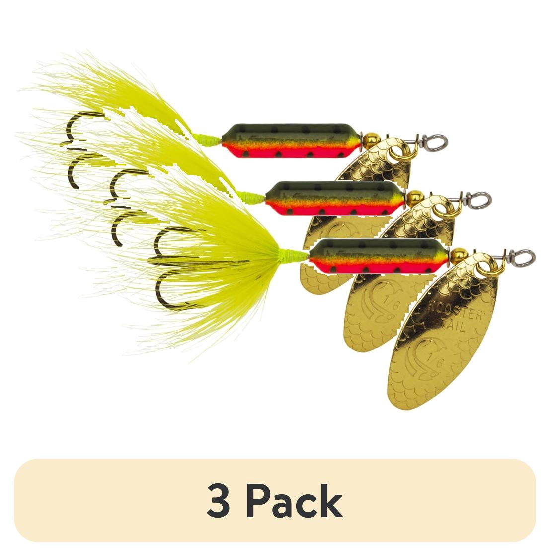 (3 pack) Yakima Bait Original Rooster Tail, Spinnerbait